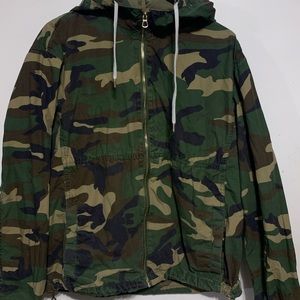 Army print sweater